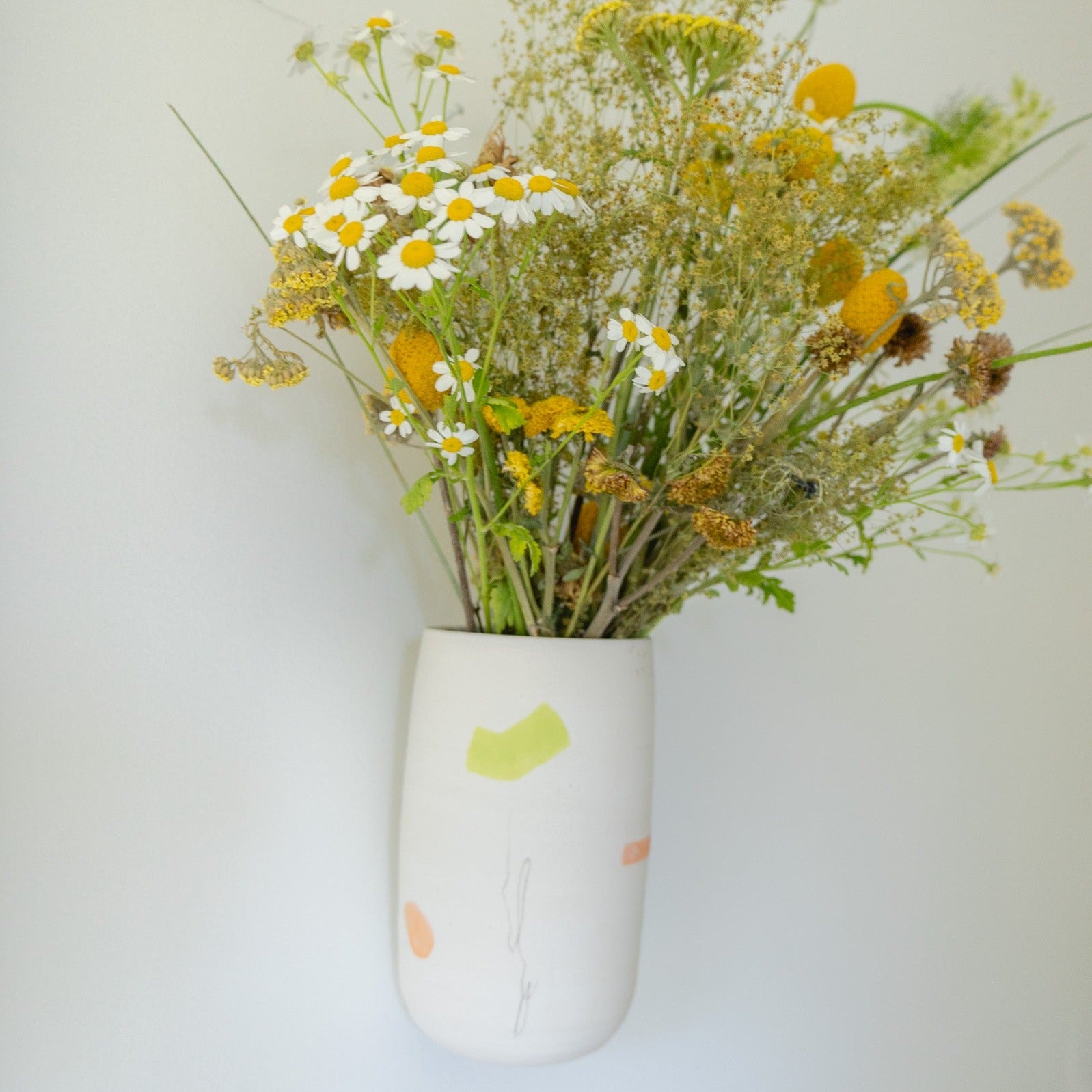 Wall Hanging Ceramic Piece - White Clay 1